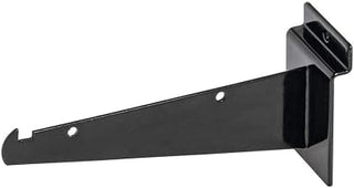 HUBERT® 6"L Black Slatwall Shelf Bracket