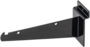 HUBERT® 6"L Black Slatwall Shelf Bracket