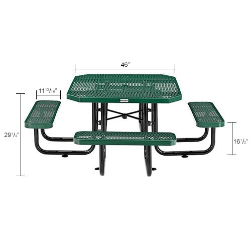 Global Industrial Green / Industrial / 1 Picnic Tables