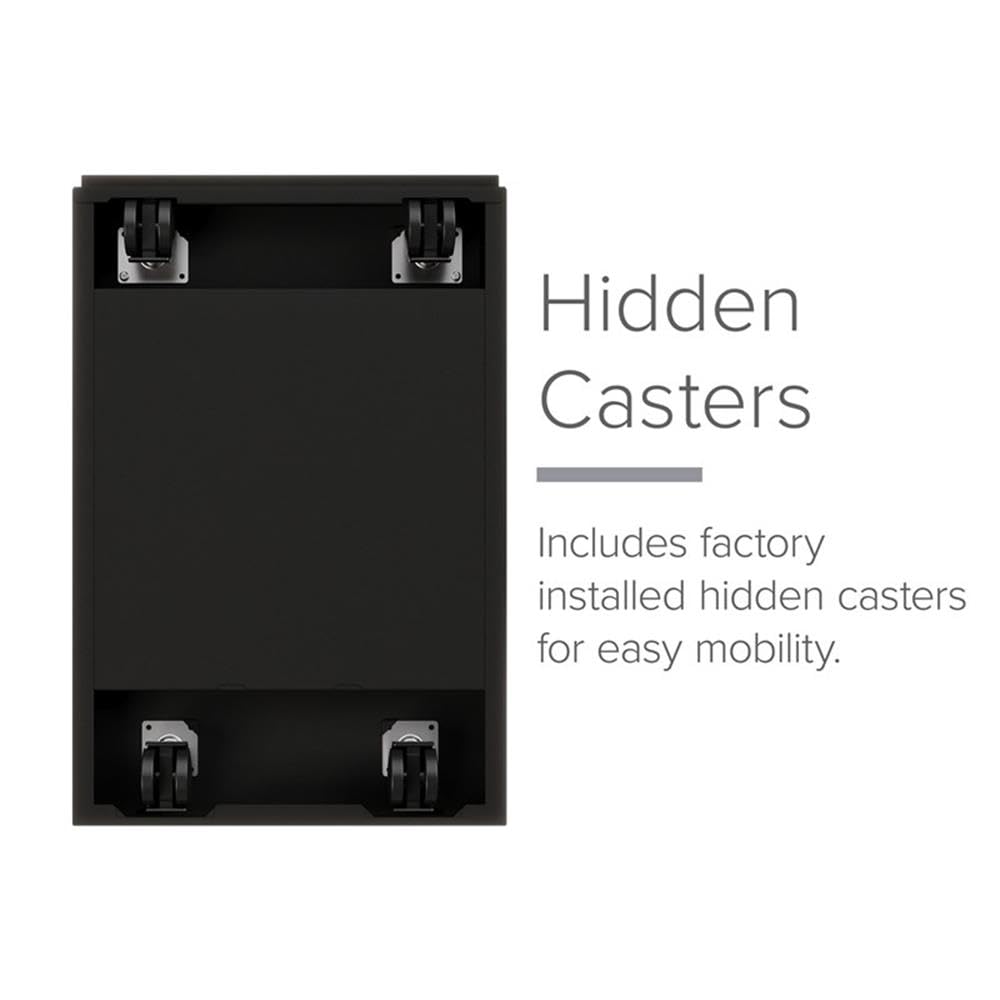 Hirsh Industries Black / Modern / One Size Mobile File Cabinets