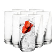 Libbey Ascent Black Ribbon / 8 Count (Pack of 1) / Ascent Tumblers & Water Glasses