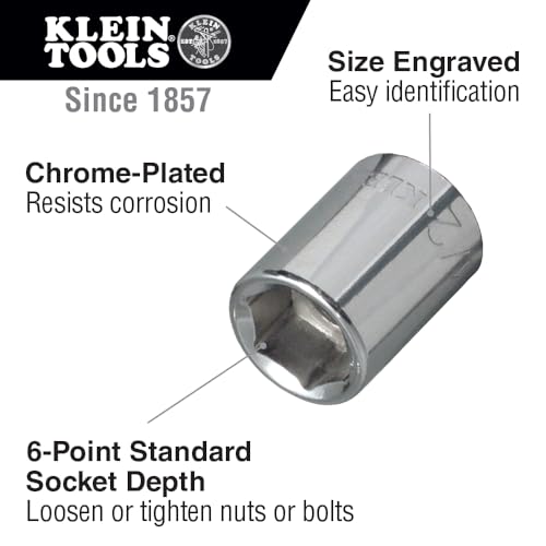 KLEIN TOOLS 3/8-Inch / 1 Socket Wrenches