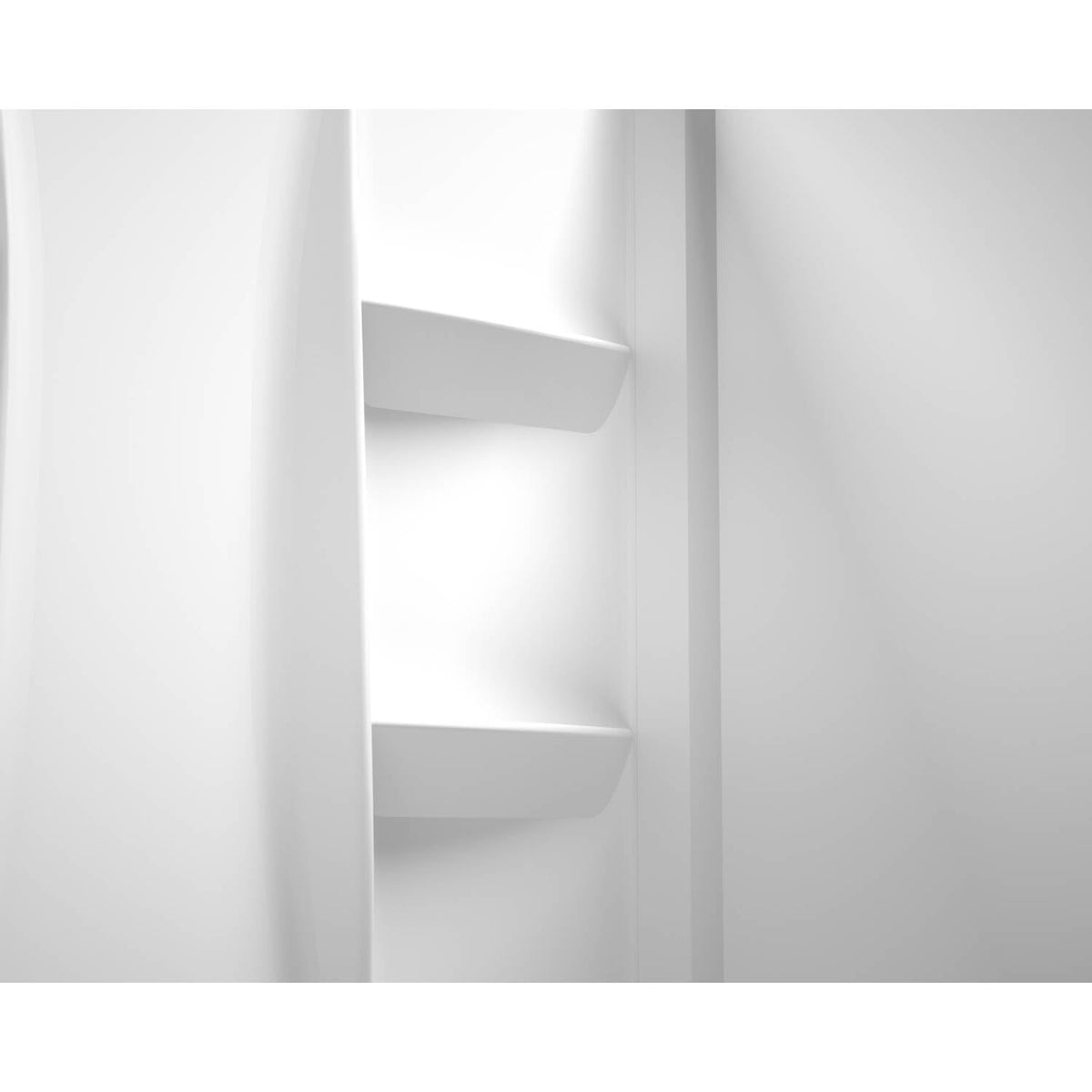 Sterling Shower Wall Surround White by Lighting Design – Acrylic, White
