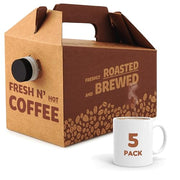 Stock Your Home 5 / 96 oz Pack of 5 / Brown Boxes