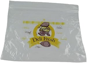 Fantapak Reloc Zippit Zip-Lock Polyethylene Deli Pouch Clear, 8" Length x 10" Depth | 1000/Case