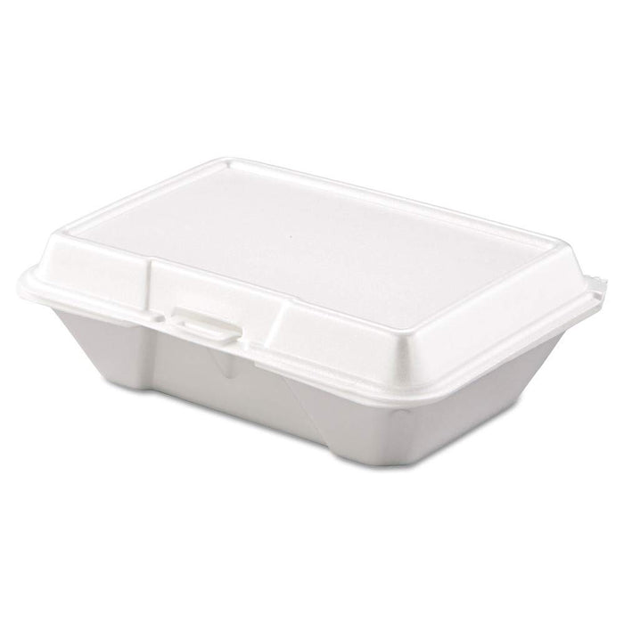 Dart 205HT1 Carryout Food Container, Foam, 1-Comp, 9 3/10 X 6 2/5 X 2 9/10, 200/carton