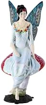 LM Treasures Fairy with Mushroom Over Sized Resin Statue Fairytale Prop Display Home Decor