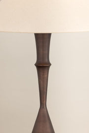 Viewmont 1-Light Table Lamp | Essential & Modern Style | Bronze Finish | Made of Aluminum & Textile | 28.25" Overall Height | Textured Cream Shade | -BRZ by Hudson Valley Lighting