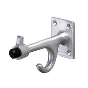 Bobrick Silver / 3-3/4" w/ Bumper / Matte Utility Hooks