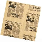 American Metalcraft PPCN1010 Fry Paper, Square, Natural Newspaper, 10" Sq.