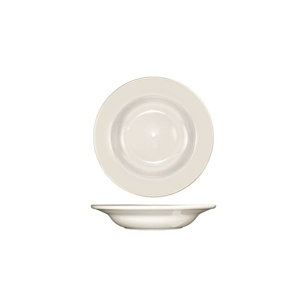 International Tableware Roma American White 12 Oz Deep Rim Bowl by International Tableware, Inc. – 10.0 ounces, Stoneware, White, Pack of 24, Model RO-3