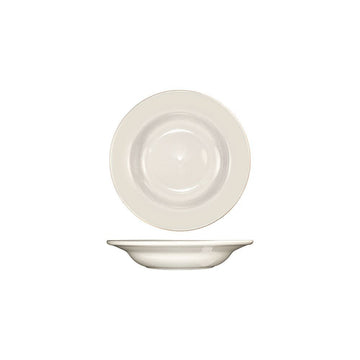 International Tableware Roma American White 12 Oz Deep Rim Bowl by International Tableware, Inc. – 10.0 ounces, Stoneware, White, Pack of 24, Model RO-3
