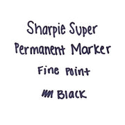 Sharpie 1 Count (Pack of 1) / Permanent,Fine / Black Permanent Markers