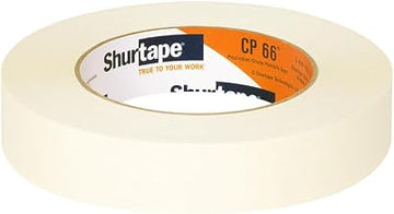 72‐Rolls of .94" x 60 yds Shurtape 120077 CP66 Contractor Grade Masking Tape, Contractor Packs