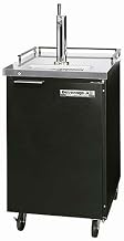 Beverage Air DD24-1-B Single Barrel Keg Cooler in Black