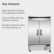 Atosa 43.8 cu. ft. / Stainless Steel / 43.8 cubic_feet Freezers