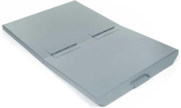 Lid for 1/4 Cu Yd Global Industrial Self Dumping Hopper, Gray