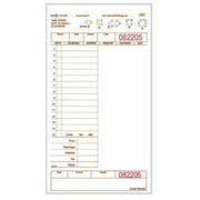 National Checking Company Guest Check Board - 1 Part Yellow by NCCO – Cardboard, Pack of 2000, Model 583SP