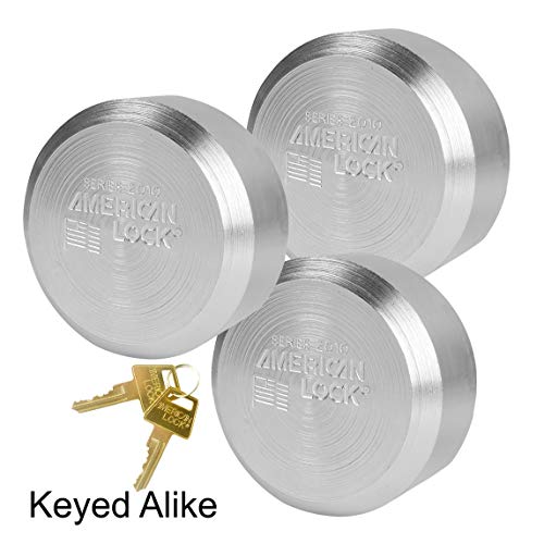 Master Lock 3 Pack / Silver / 3 Keyed Padlocks