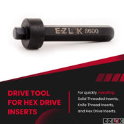 E-Z LOK 10-24/32 / Black / 10-24 and 10-32 Internal Threads Inch Inserts & Kits