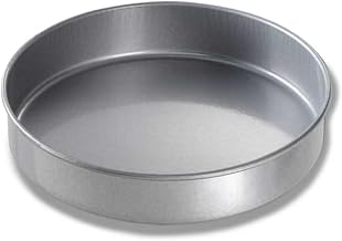 Chicago Metallic Cake Pan, 87 oz., 10" dia. x 2" deep, round | 87 oz., 10" dia. x 2" deep, round, straight sidewalls, hand wash recommended, 26 gauge aluminized steel
