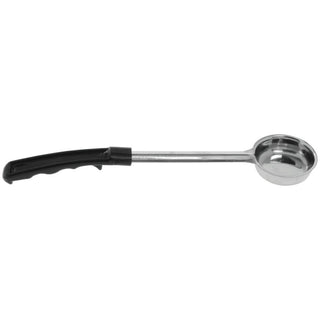 2 oz Portion Control Server Stainless Steel Solid with Black Plastic Handle by HUBERT – Stainless Steel, Black, Model DS-37459B