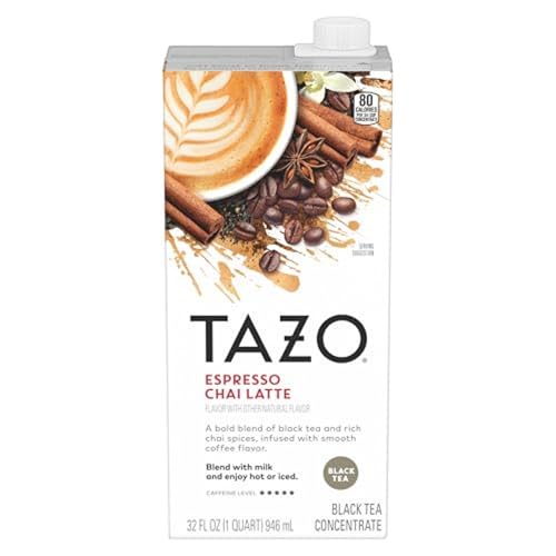 TAZO 32 Fl Oz (Pack of 1) / Espresso Chai / 1 Chai