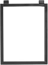 Metal Slatwall Sign Holder, 8 1/2" x 11" Vertical, Black