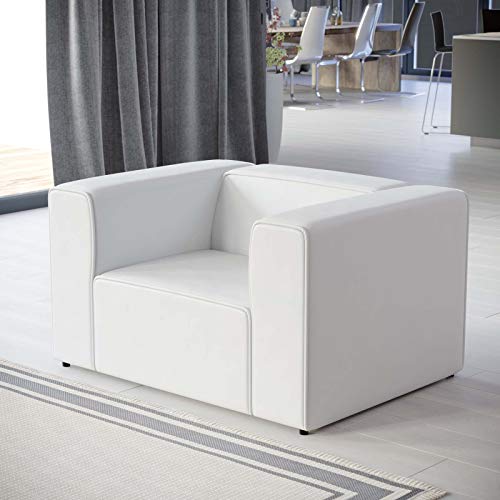 Modway White / Contemporary / Armchair Chairs