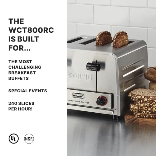 Waring 15-Ampere / WCT800RC / Silver Toasters