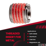 E-Z LOK M12-1.75 IT, M16x2.0 ET, 16.99mm L (Pack of 1) / 5 / Pack of 5 Thread Locking Inserts