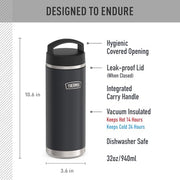 THERMOS Granite / 32 Ounces (Pack of 4) / Classic Sports Water Bottles