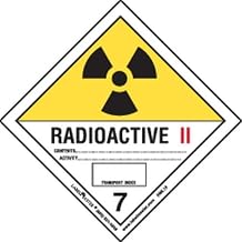 Labelmaster HML15S Radioactive III Canadian Label, Paper, Hazard Class 7, Hazmat, 4" x 4" (Pack of 50)