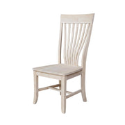 Solid Wood Dining Chairs Set of by Furnifact – Wood, Beige, Pack of 2