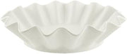 10 Strawberry Street Whittier 7.75"/8 Oz Ruffle Round Bowl, Set of 4, White