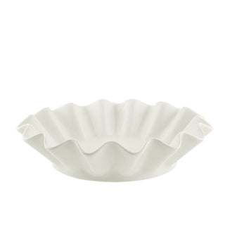 Whittier 7.75"/8 Oz Ruffle Round Bowl by 10 Strawberry Street – 7.75" x 1.5", 8.0 ounces, Porcelain, White, Model WTR-8RFLBWL4