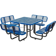 Global Industrial Blue / Onesize / Industrial Picnic Tables