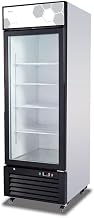 Migali 27 in. 23.0 cu. ft. Competitor Series Freezer Merchandiser, White & Black