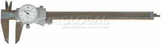 Mitutoyo 505-743 Dial Caliper, 0.1" per Rev, 0-8" Range, 0.001" Accuracy