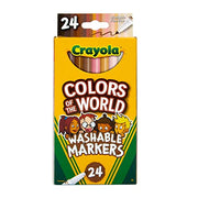 Crayola 24 Count (Pack of 1) / Multi / Fine Line Coloring Pens & Markers