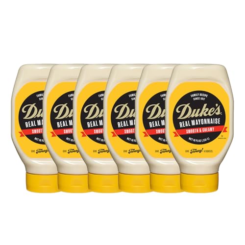 DUKE'S Real Mayo / 18 Ounce (Pack of 6) / 6 Mayonnaise