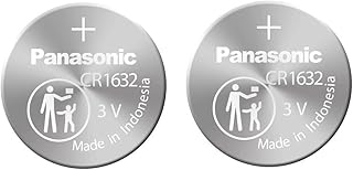 Panasonic Battery - 2 PACK- CR1632 3V 3 Volt Lithium Coin Size Battery