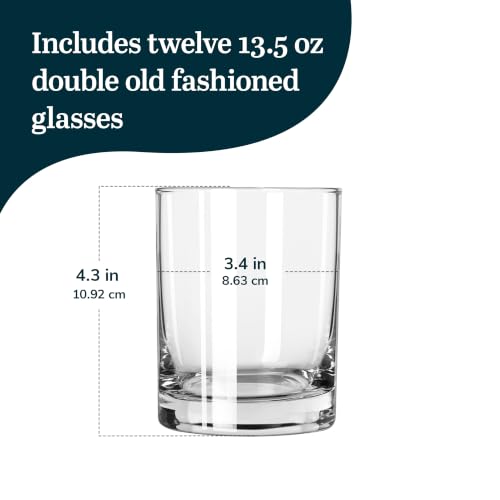 Libbey Old fashioned 12 / 13.5 oz / Modern Old Fashioned Glasses