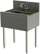 Perlick TS22C 24"W Underbar 2 Compartment Sink