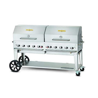 72" Mobile Grill - Propane by Crown Verity – Stainless Steel, Model CV-MCB-72