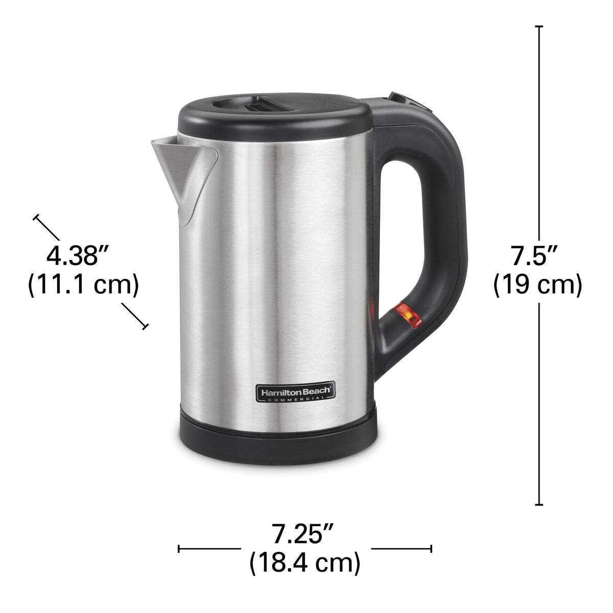 Hamilton Beach HKE050 Water Kettle, 0.5 Liter, 120V - photo 2