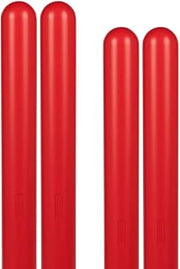 BollardGard 4" x 64" 4-Pack Round Top Bollard Cover - Innoplast (Red No Tape)