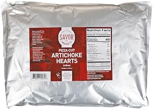 Savor Imports Pizza Cut Artichoke Hearts, 2.5 Kilogram, 6 per Case