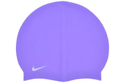Silicone Solid Training Swim Cap by Nike – One Size, Silicone, Purple, Model Nike Silicone Solid Training Swim Cap, Hydrangeas