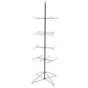 24 Hook Spinner Rack Chrome by MARV O LUS MFG CO INC – Metal, Black, Model 145-4BB2